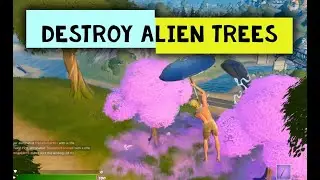 Destroy Alien Trees - Fortnite