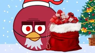 Angry Birds Speedpaint 🖍️ Santa Terence 🧑🏻&zwj;🎄 #angrybirds 