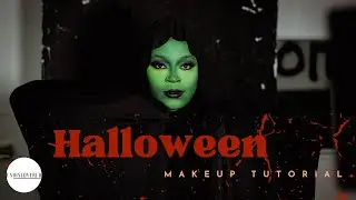 Green Witch Halloween Makeup Tutorial: Kourtney Ink