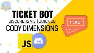 Discord.JS v13 Ticket Bot | Quick.db | Easy