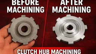 Clutch Hub Machining Process on Lathe Machine | Precision Work | Sultan Engineering