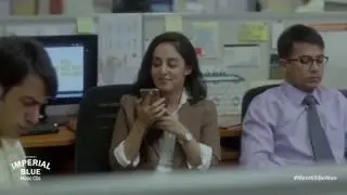 In Office:  Men Will Be Men ( Imperial Blue Ad )