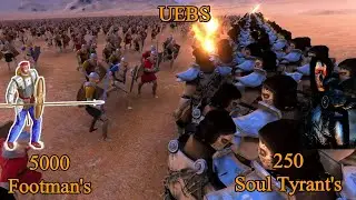 5000 Footman's vs 250 Soul Tyrants'  | Ultimate Epic Battle Simulator |