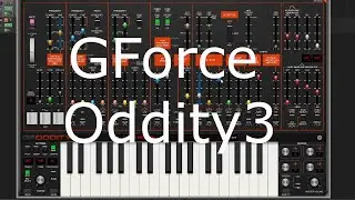 GForce Oddity3 Synthesizer  -  No Talking