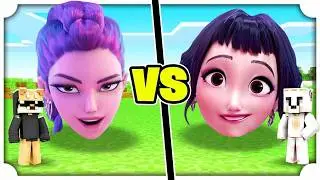 SFIDA DI CASE DI K POP DEMON HUNTERS SU MINECRAFT CON POGGO!