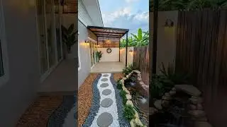 Backyard renovation  time-lapse #shorts #design