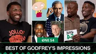 Best of Godfrey&rsquo;s Impressions (Trump, Obama, Denzel, Bill Clinton, Family Guy) | One54