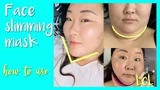 Face slimming V-Face Belt Review || How to slim face w/ Vick's Vapor