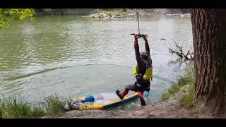 Sup Fluss Befahrung Oberf&ouml;hring nach Hallbergmoos