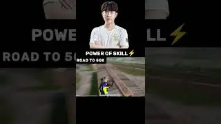🗣️ POWER OF SKILL  🔥 #shorts #pubgmobile #bgmi  #pubg #gamerstudio #jonathansensitivity