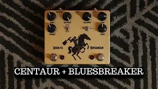 Демонстрация педали овердрайва CERIATONE HORSE BREAKER: Klon Centaur и Marshall Bluesbreaker в од...