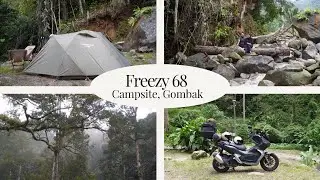 Freezy 68 Campsite, Gombak | Moto Camping | Relaxing River ASMR | Peaceful Slow Life