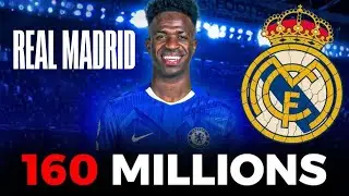 Titre suggéré :Real Madrid en CHOC : Chelsea prépare 160M€ pour arracher Vinicius !