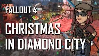 Christmas in Diamond City w/ Holiday Workshop Pack FALLOUT 4 creation club PS5