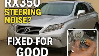 Lexus RX350 Rattle When Hitting Bumps or portholes DIY-FIX Steering vs Suspension noise.