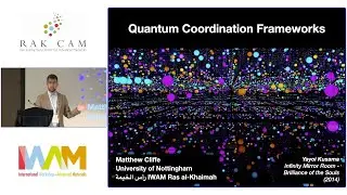 Matthew Cliff presents Coordination frameworks: from complex order to quantum function