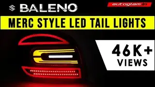 Maruti Suzuki Baleno 2015+ | MERC Style | LED Tail Lights | AGMSB609M | Autoglam