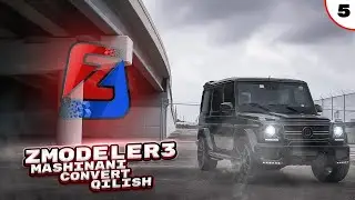 🔴 Zmodeler3 GTA 5 ga  mashinani convert qilish O'zbek tilida 5-qism