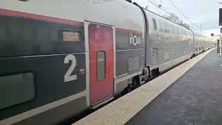 D&eacute;part du TGV InOui &agrave; destination de Lyon Part Dieu en gare de Carcassonne