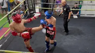 Amateur Muay Thai - Liver Kick TKO 