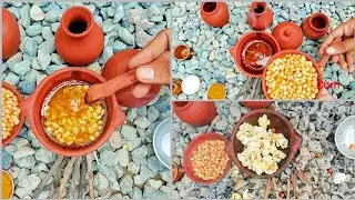 How to make popcorn | Popcorn Recipe | Real Mini Popcorn Recipe | Popcorn Easy Food Recipes |