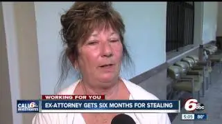 Ex-attorney gets six months for stealing from clients