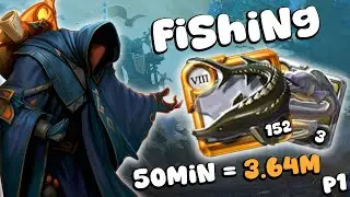 ❤️‍🔥50min = 3.64 M || A Fisherman’s Daily Life in Albion ( P1 ) ||  Albion online 🤌💪