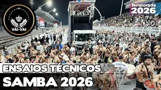 VAI-VAI 2026  | ENSAIO T&Eacute;CNICO - LARGADA E PISTA | SAMBA AO VIVO #ETSPSP26