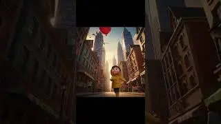 The Lost Balloon 🎈 | Pixar-Style Short Film #shorts #cartoon #movie #ai #viral