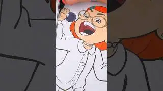 Coloring Mei from Turning Red #disney #turningred #coloring #art