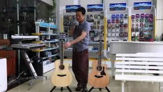 Eastman AC322C vs Taylor 314CE guitars FLYMUSIC