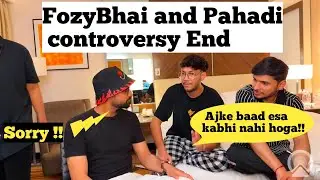 FozyBhai and Pahadi gaming controversy End.Face to face baate. #freefire #controversyvideo #fozyajay