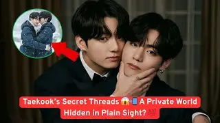 Taekook Secret Messages on Threads 😱📲 Is This Their Private World as a Married Couple 💯