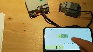 Test Lego Hub+ 88012 with motor XL