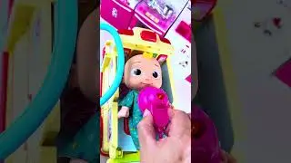 ASMR Unboxing Miniature Cocomelon Ambulance Doctor Set Toys, Satisfying With Simba ASMR #shorts