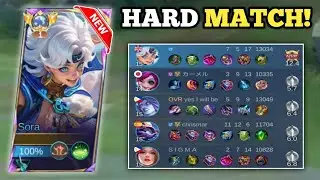 SORA BEST BUILD 2026! (hard match!👻) SORA NO EDIT GAMEPLAY -MLBB