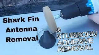 How to Remove Shark Fin Antenna WITHOUT Damaging Paint (Adhesive Removal Guide)