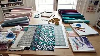 From Sketch to Fabric: Create Stunning Textile Designs in Procreate & Photoshop