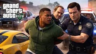 Illegal Race Gone Wrong 💀 Franklin Gets Busted | GTA 5 Short