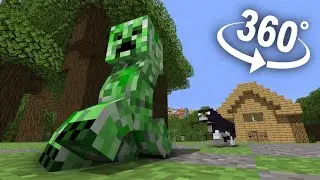 Creeper Life 360&deg; - Minecraft Animation (Mine-Imator VR Video)