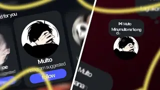 Preset Typography SAD Multo V2 - Cup Of Joy // Alight Motion 