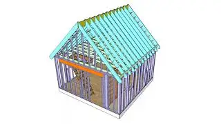 16x16 cottage with 2x4 walls