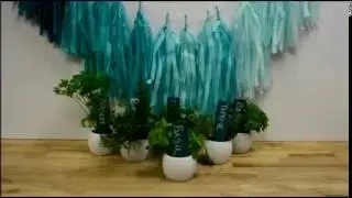 DIY Sample Chalkboard Plant Labels