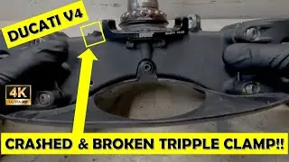 Broken Ducati V4 Triple Clamp!?