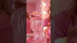 glass hair 🩷 #ai #relax #asmrsounds #asmr #relaxing #glasscutting #hairstyle #foryou