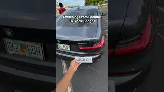 black badges on 330i