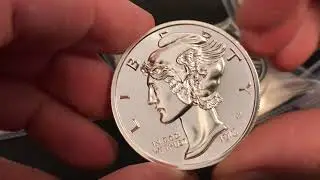 8 унций ТОЛСТЫХ сладких серебряных кружков от Intaglio Mint!