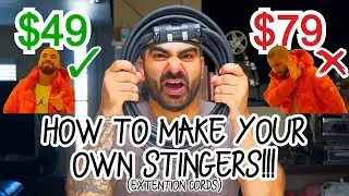 HOW TO SAVE HUNDREDS OF DOLLARS AS A FILMMAKER (Homemade Stinger Tutorial)
