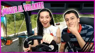 MUJER AL VOLANTE POR EL ALTO DE LA LINEA! | ¿ACCIDENTES?  | EURO TRUCK SIMULATOR 2