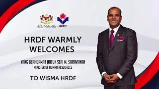 HRDF warmly welcomed YB Datuk Seri M. Saravanan, Minister of Human Resources